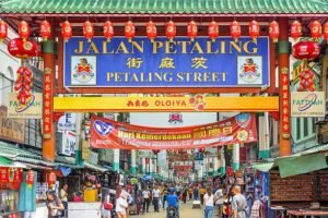 Petaling Street Market in Chinatown Kuala Lumpur, Malaysia