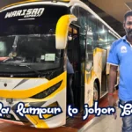 Journey from Kuala Lumpur to Johor Bahru