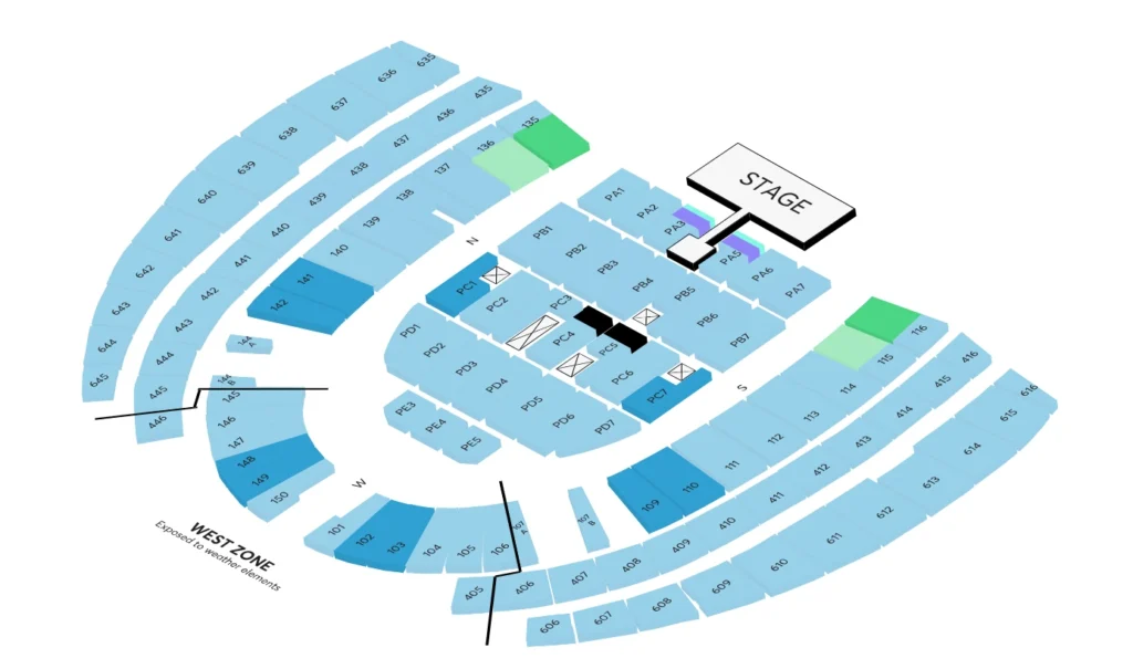 Lady Gaga Singapore seating plan