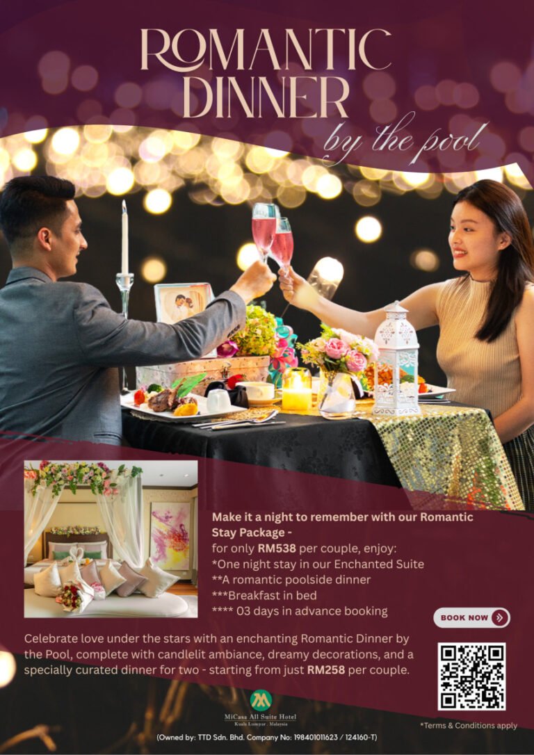 Romantic Dinner by the Pool – W Kuala Lumpur