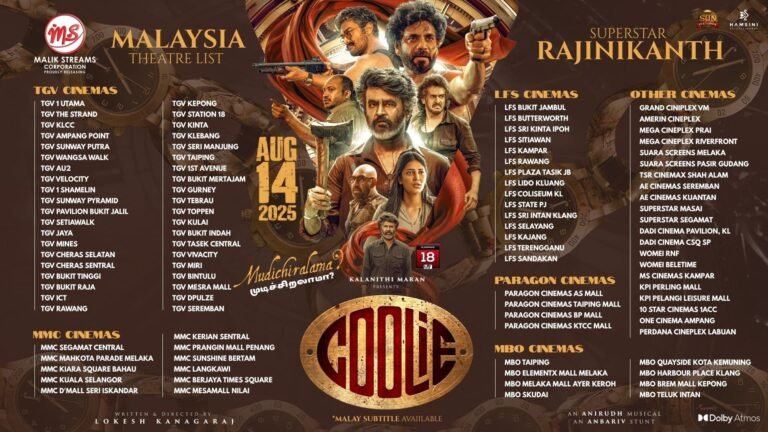 Tickets for Coolie Tamil in Malaysia