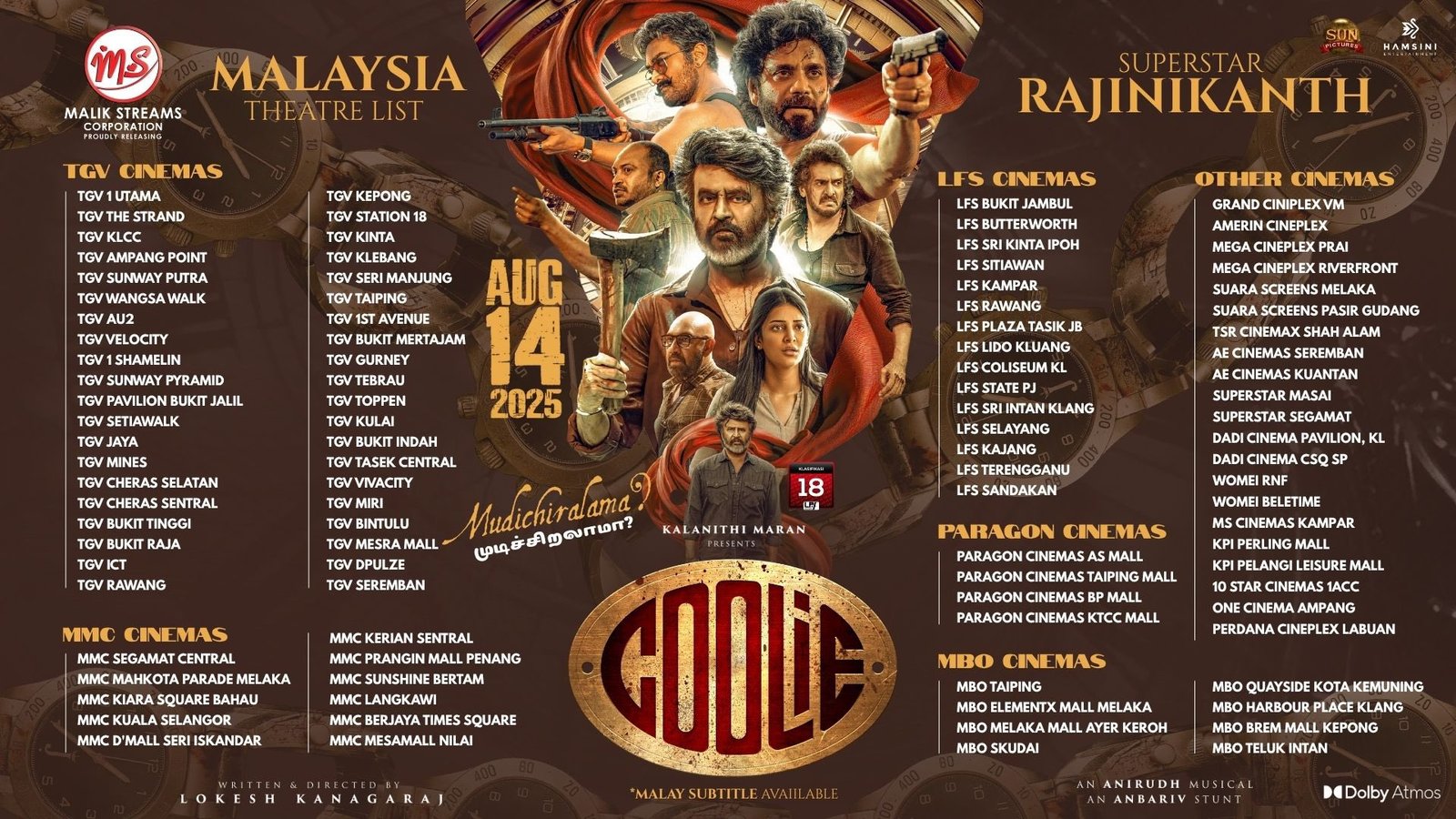 Tickets for Coolie Tamil in Malaysia