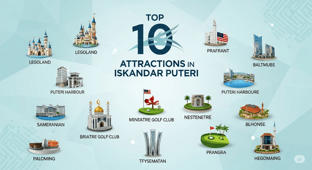 Top 10 Attractions in Iskandar Puteri