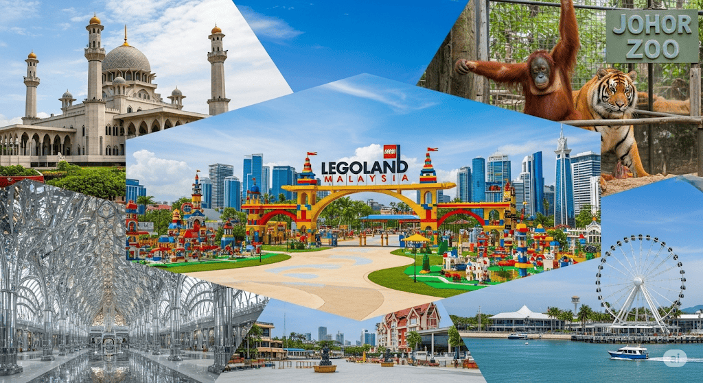 Top 10 Attractions in Johor Bahru
