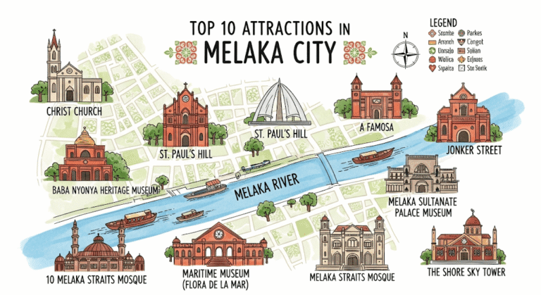 Top 10 Attractions in Melaka City