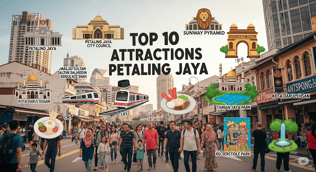 Top 10 Attractions in Petaling Jaya