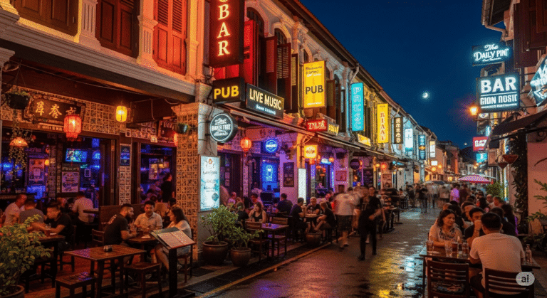 Top 10 Bars and Pubs in Melaka City