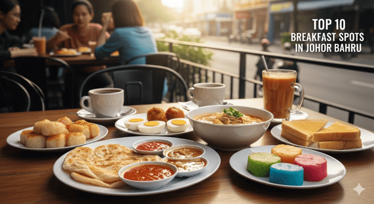 Top 10 Breakfast Spots in Johor Bahru