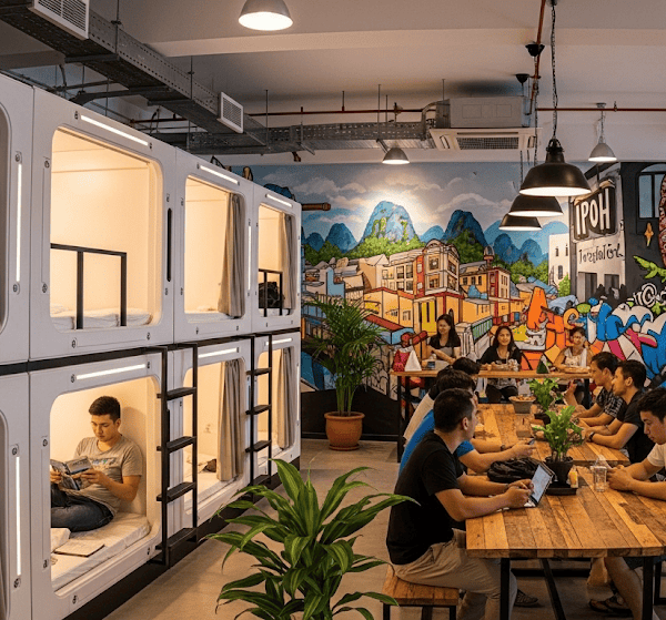 Top 10 Hostel &Pods in Ipoh