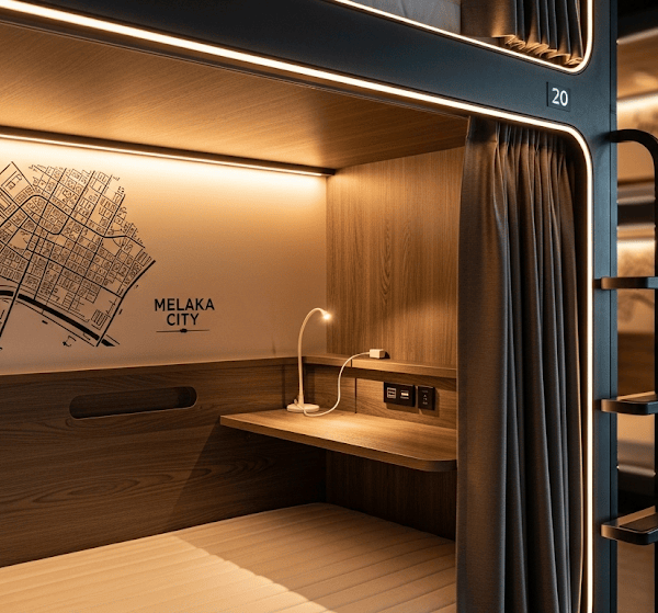 Top 10 Hostels & Pods in Melaka City