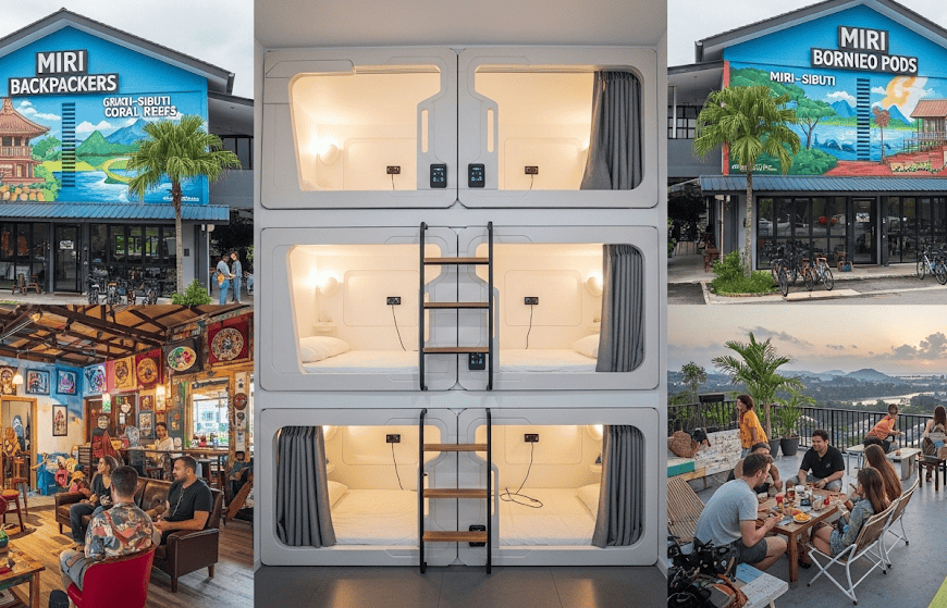 Top 10 Hostels & Pods in Miri