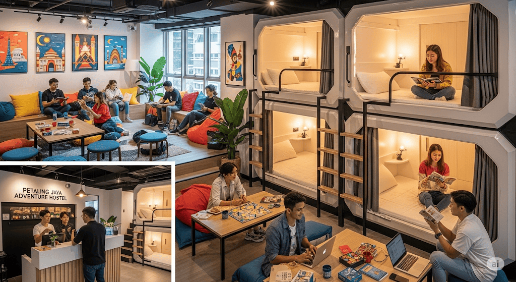 Top 5Hostels & Pods in Petaling Jaya