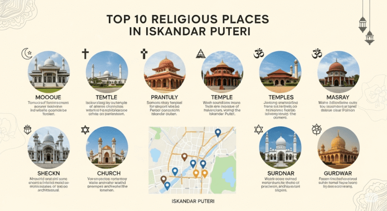 Top 10 Religious Places in Iskandar Puter