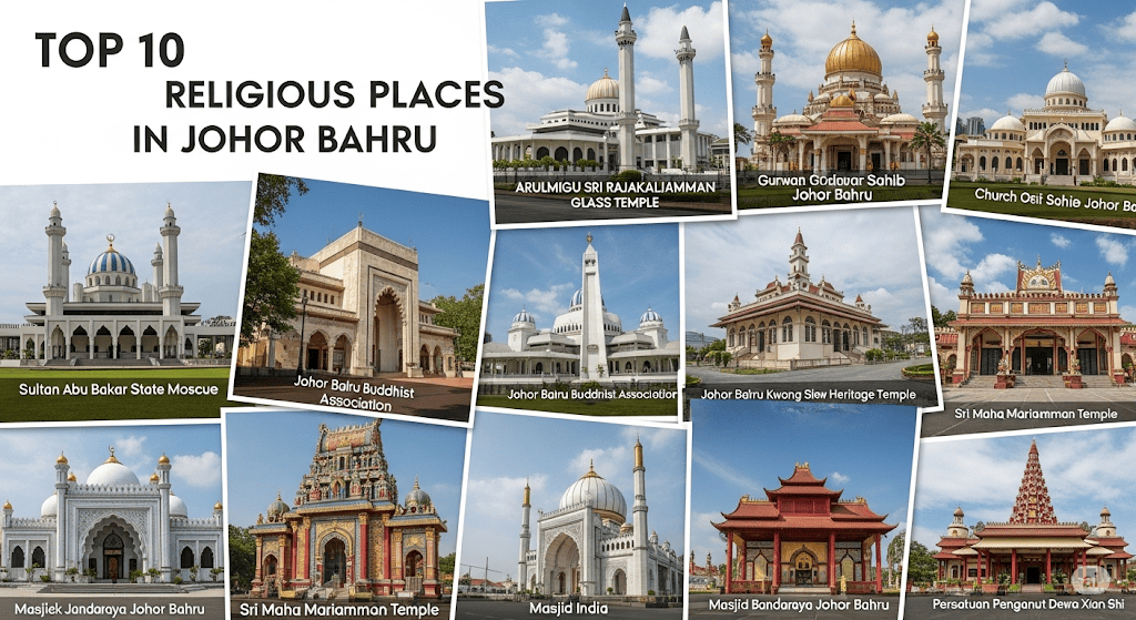 Top 10 Religious Places in Johor Bahru