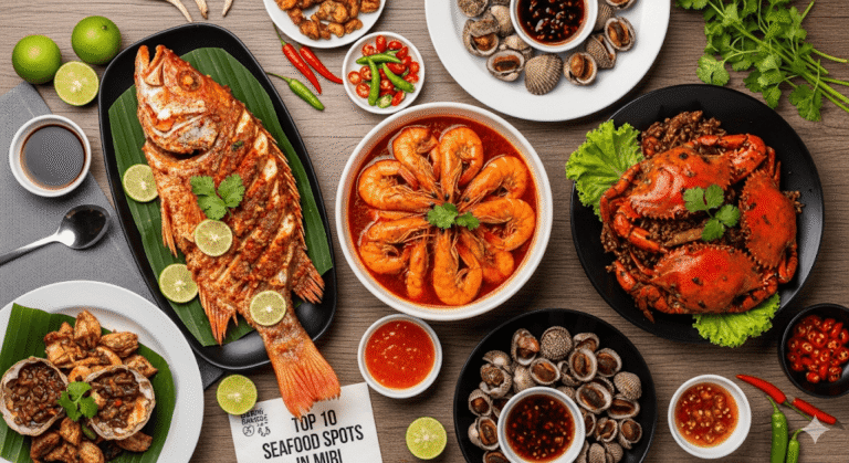 Top 10 Seafood Spots in Miri