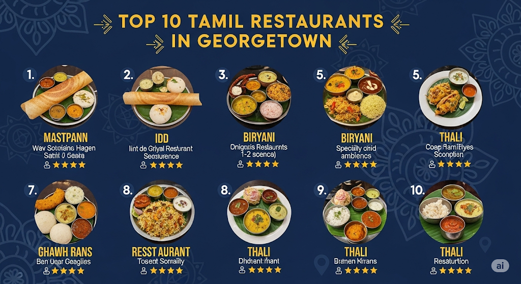 Top 10 Tamil Restaurants in Georgetown