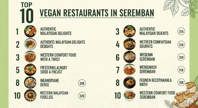 Top 10 Vegan Restaurants in Seremban