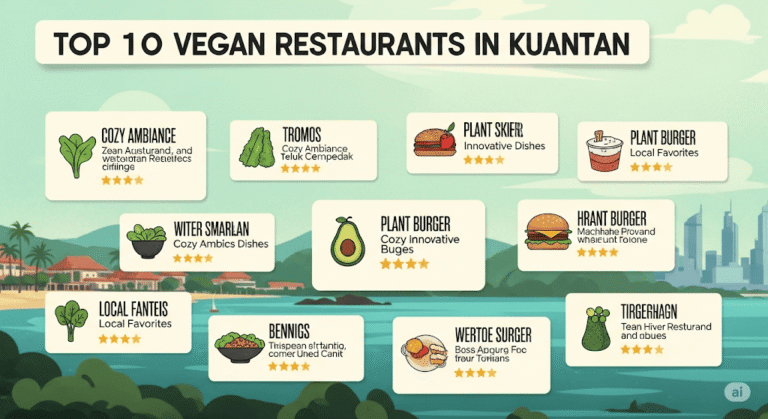 Top 3 Vegan Restaurants in Kuantan