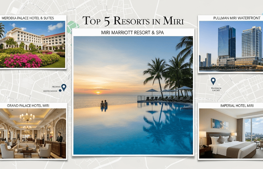 Top 5 Resorts in Miri