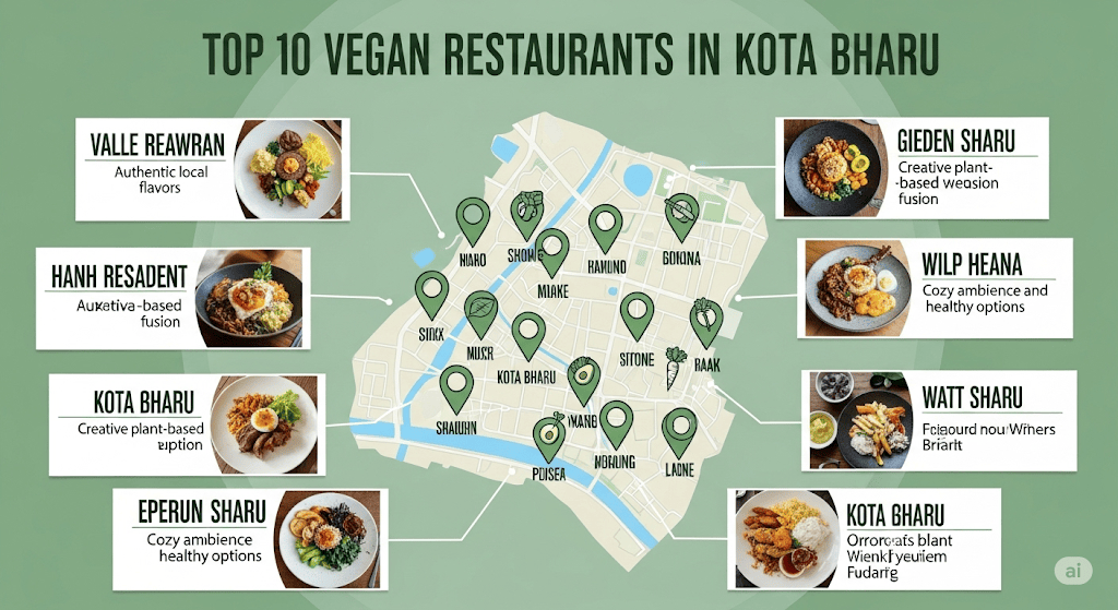 Top 5 Vegan Restaurants in Kota Bharu