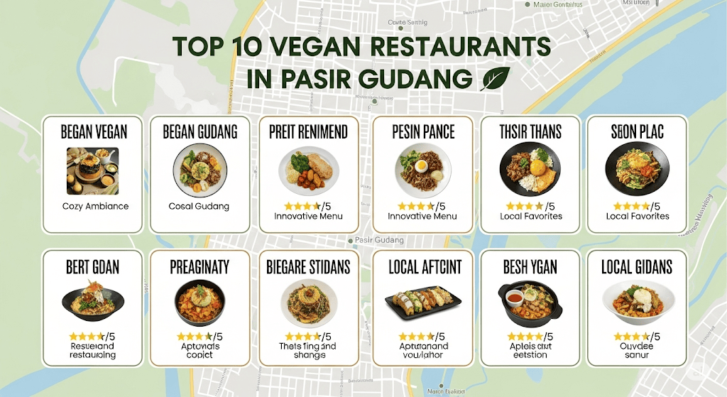 Top 6 Vegan Restaurants in Pasir Gudang