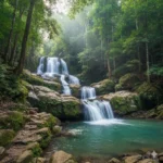 Berkelah Waterfall 