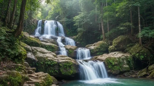 Berkelah Waterfall 