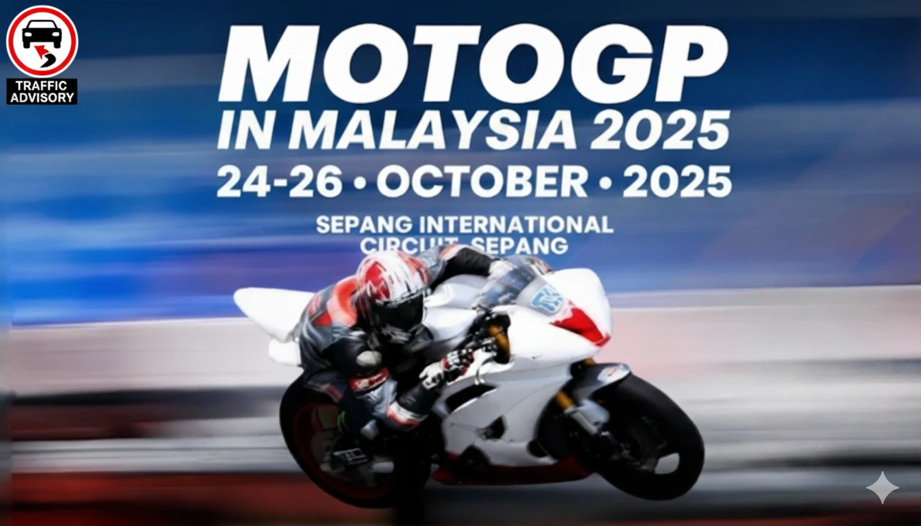 Major traffic diversions in Kuala Lumpur PETRONAS Grand Prix 2025