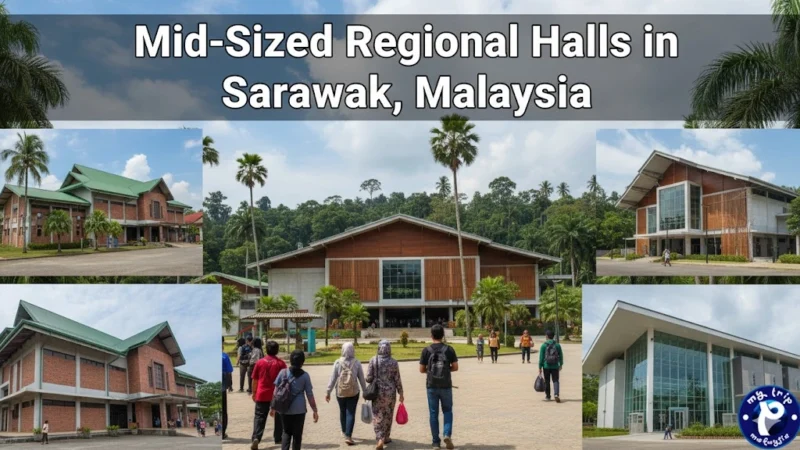 Mid-Sized Regional Halls in Sarawak