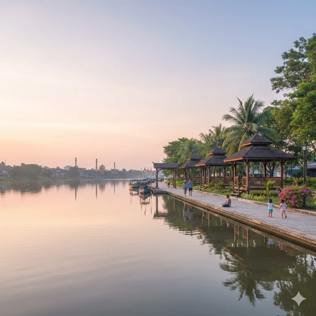 Discover the Tranquil Beauty of Pekan Riverside Promenade