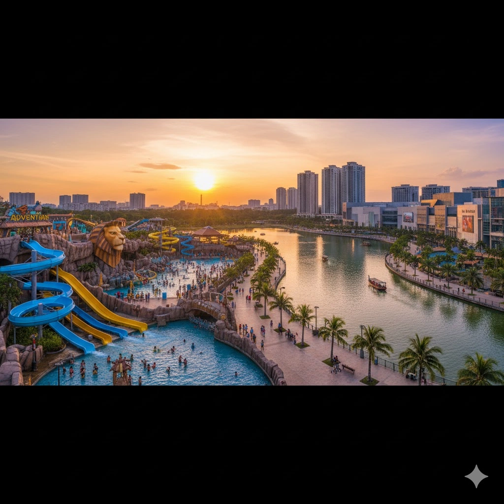 Discover the Vibrant Sunway Lagoon & Sunway City Lakeside Promenades in Bandar Sunway Selangor