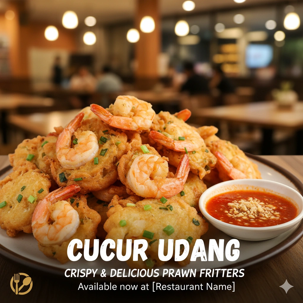 Cucur Udang Prawn fritters