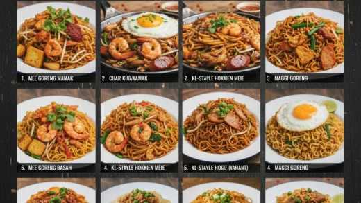 Top 10 Fried Noodles in Malaysia