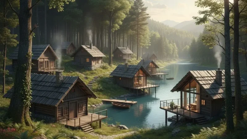 Inland Nature Escapes - Forest Cabins and Lakeside Chalets with High Demand but Low Coverage
