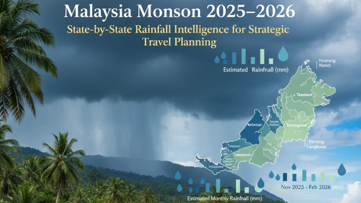 Malaysia Monsoon 2025–2026: State-by-State Rainfall Intelligence for Travel Planning