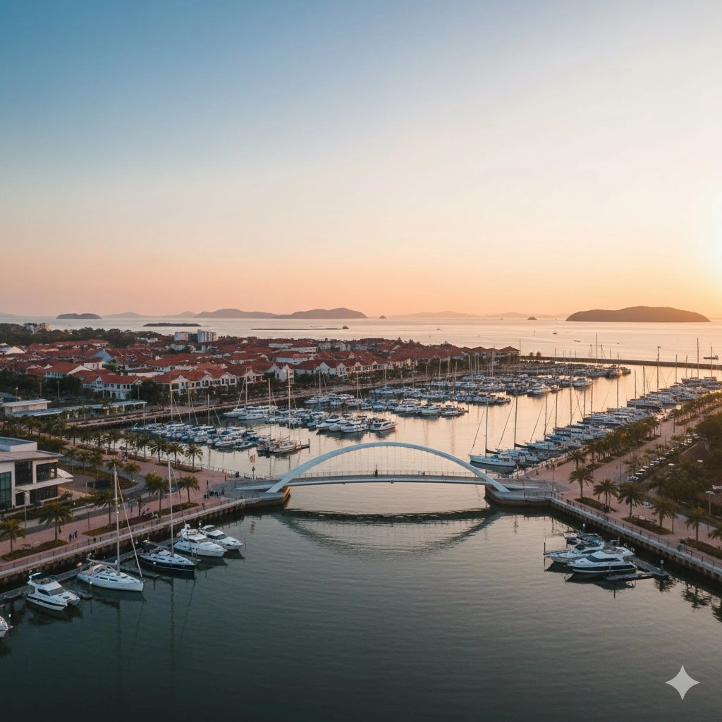 Mersing Town Waterfront & Marina