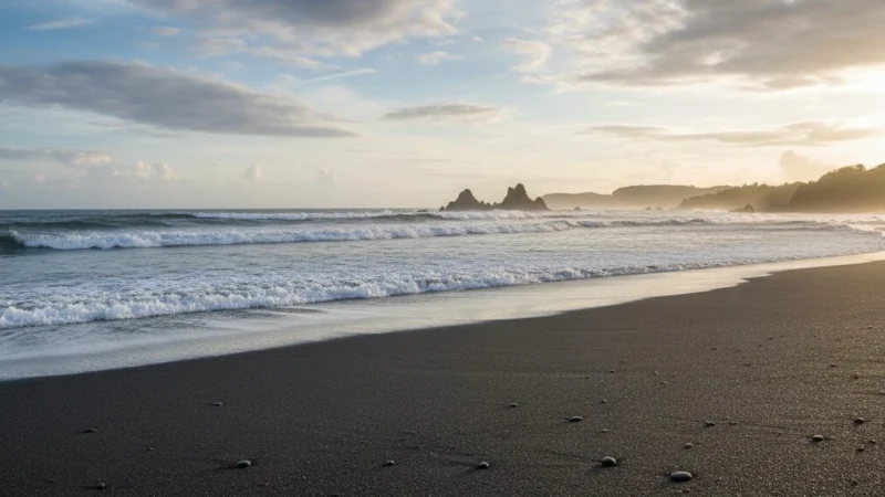 Pantai Pasir Hitam (Black Sand Beach)