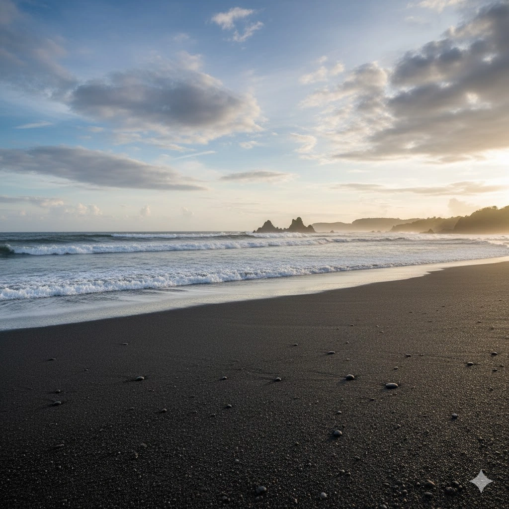 Pantai Pasir Hitam (Black Sand Beach)