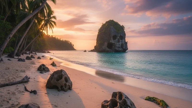 Pantai Pasir Tengkorak