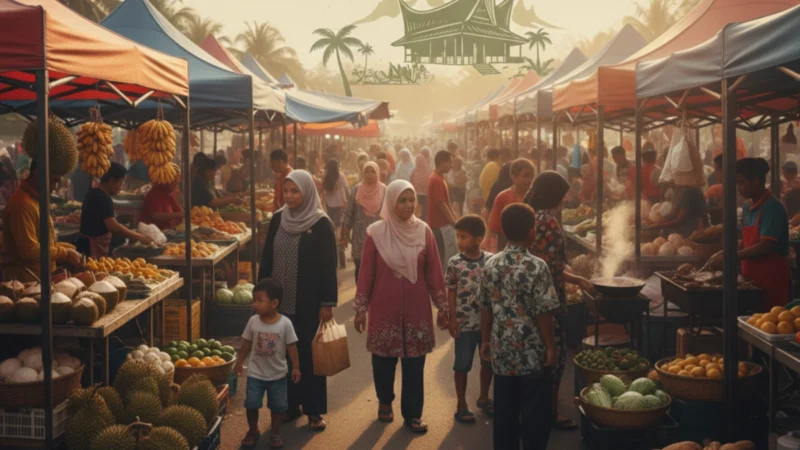 Pekan Ahad - Pasar Pagi Padang Serai