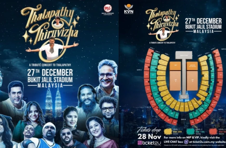 Thalapathy Thiruvizha Live in Malaysia: Tickets To Go on Sale from 28 November 2025