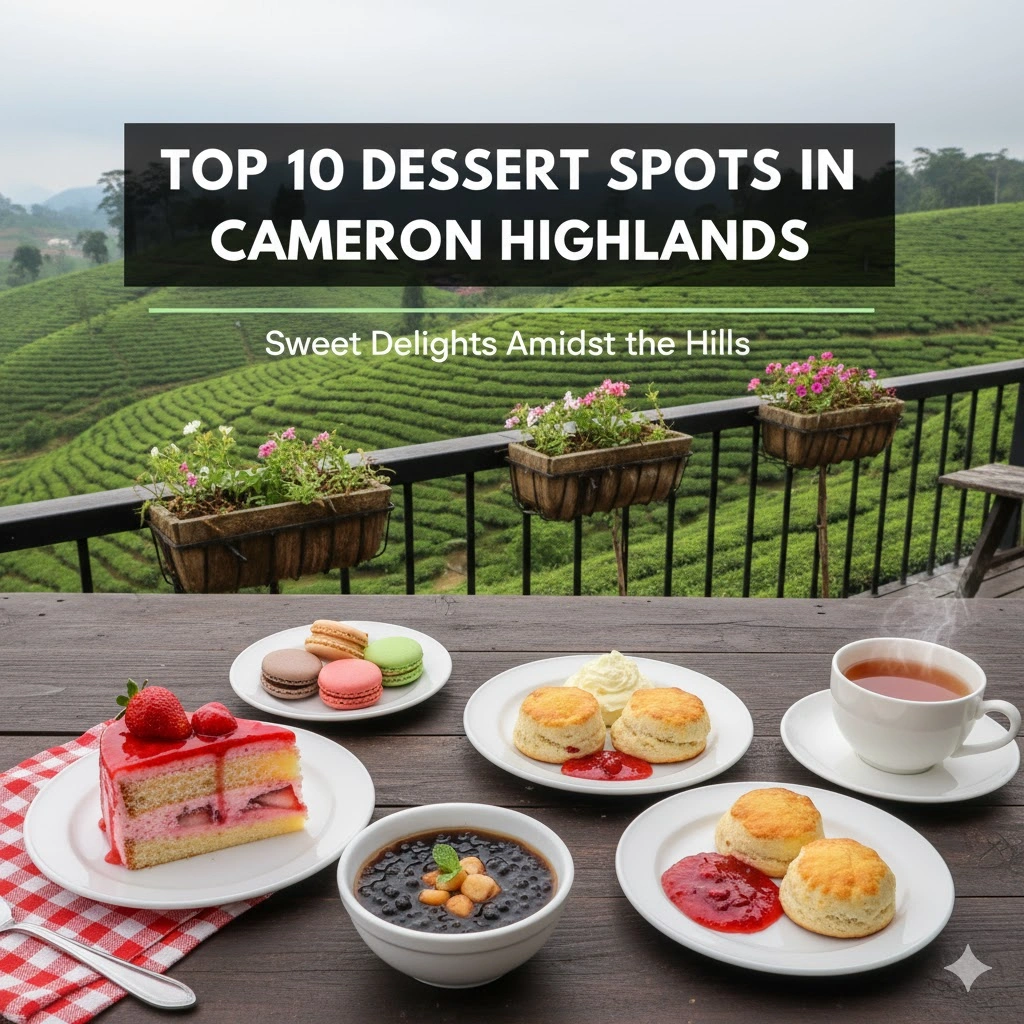 Top 10 Dessert Spots in Cameron Highlands