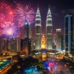 Fireworks in Kuala Lumpur