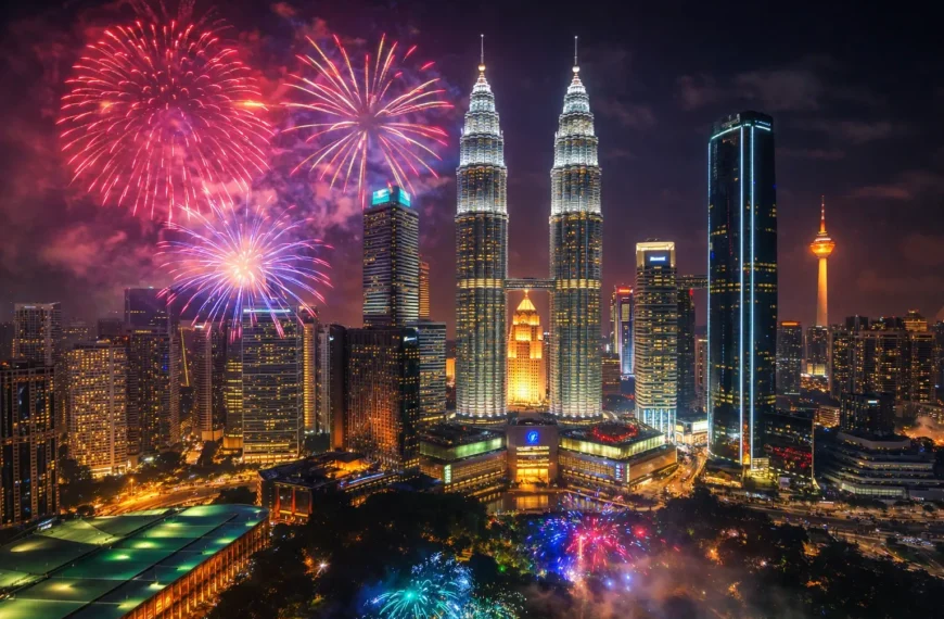 Fireworks in Kuala Lumpur