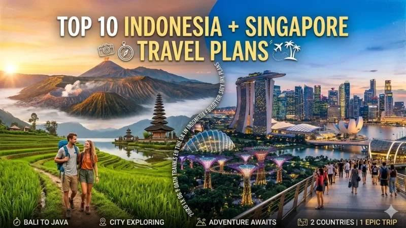 Top 10 Indonesia + Singapore Travel Plans