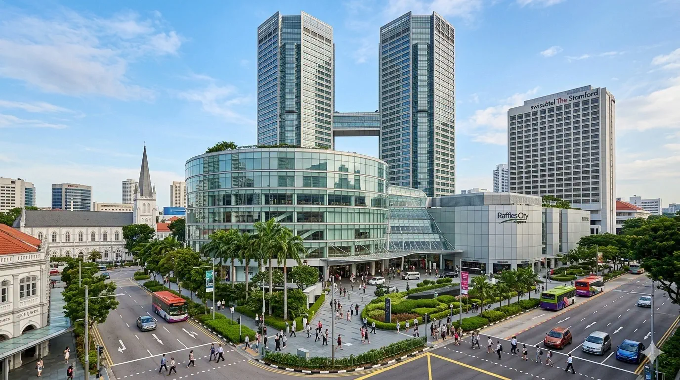 Raffles City Singapore-Central Elegance and Convenience