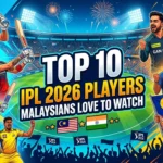 Top 10 IPL 2026 Players Malaysians Love to Watch