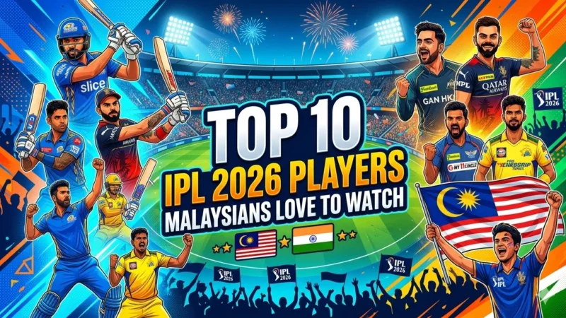 Top 10 IPL 2026 Players Malaysians Love to Watch
