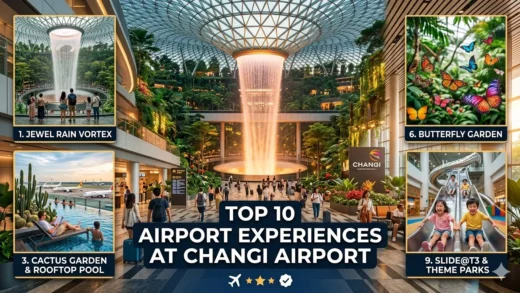 Top 10 Airport Experiences at Changi Airport