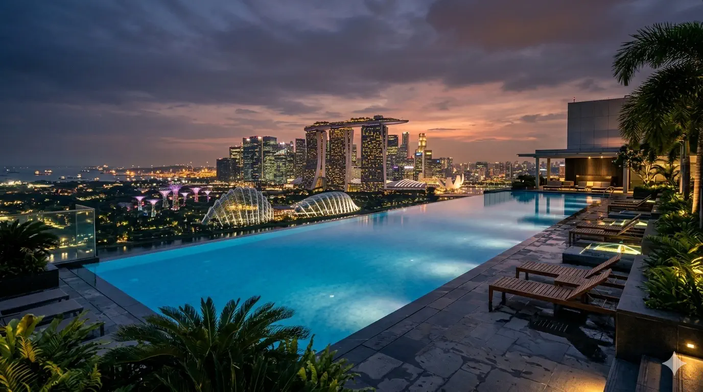 Top Hotels in Singapore with Infinity Pools Like Marina Bay Sands SkyPark